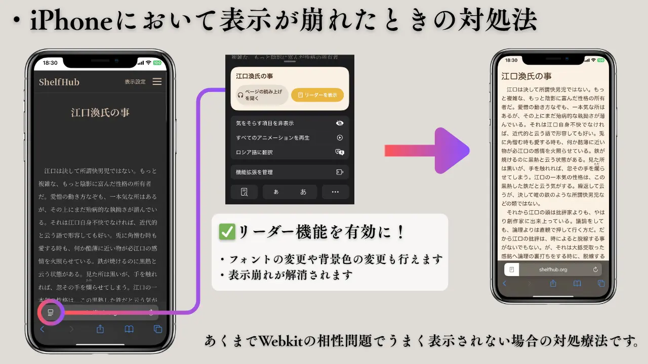 表示崩れ対処法